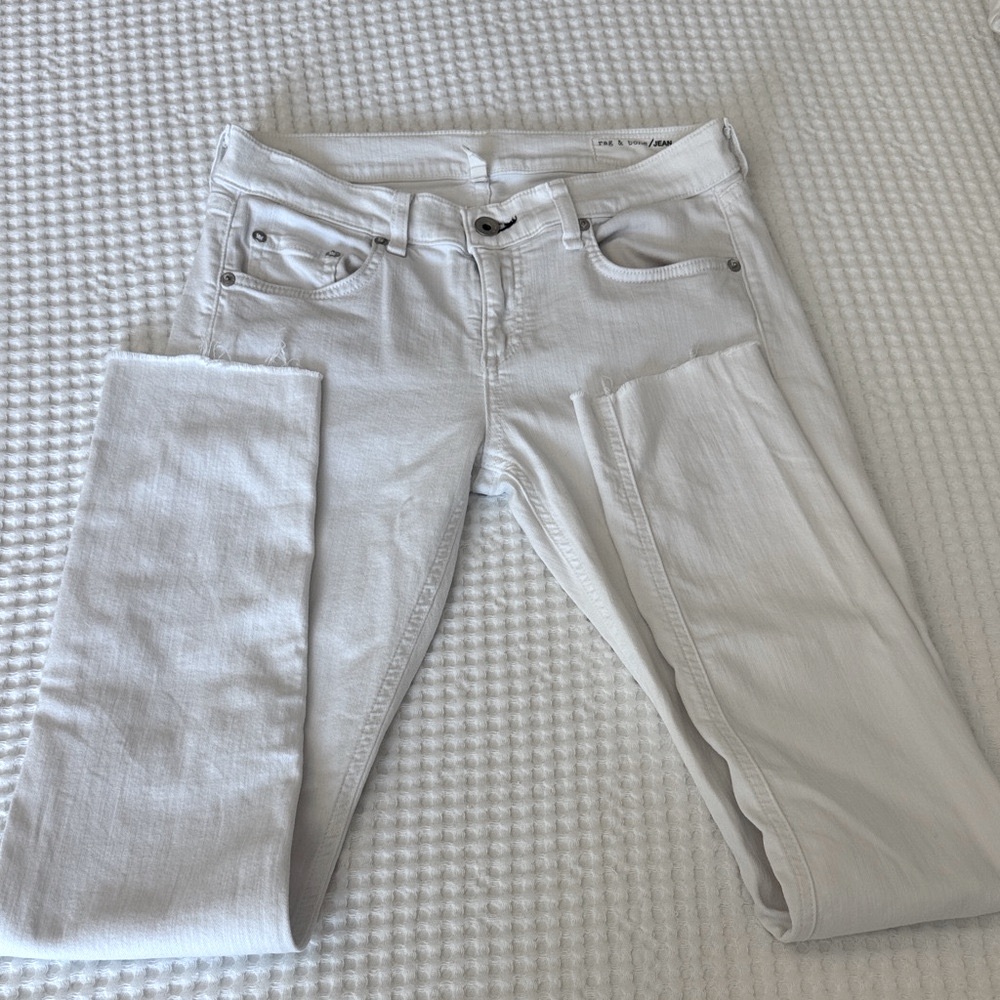 Rag & Bone Dre White Jeans